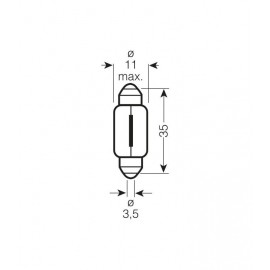 Žarulja 12V sulfitna 5W