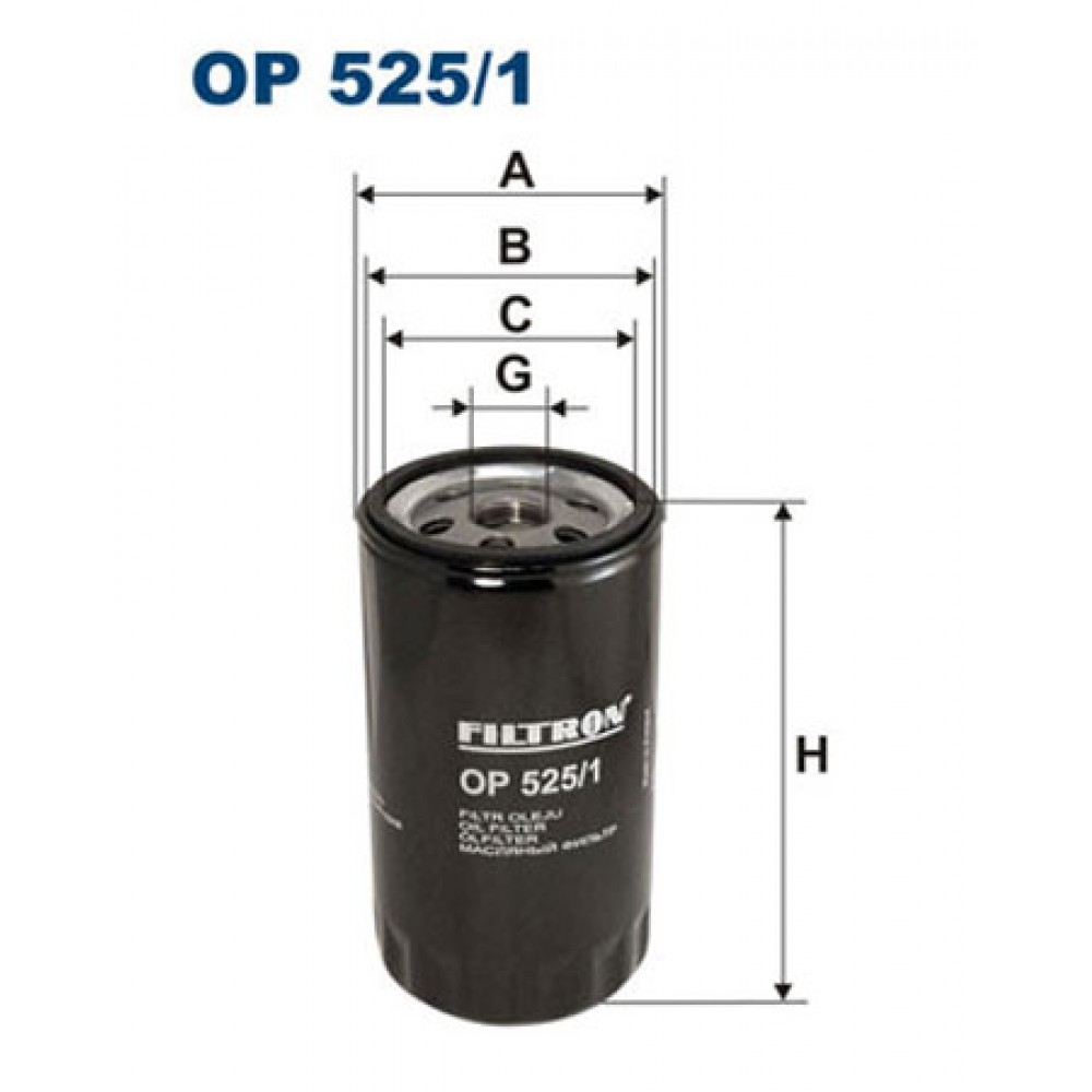 Filter ulja Audi 80 1,9TDI -96